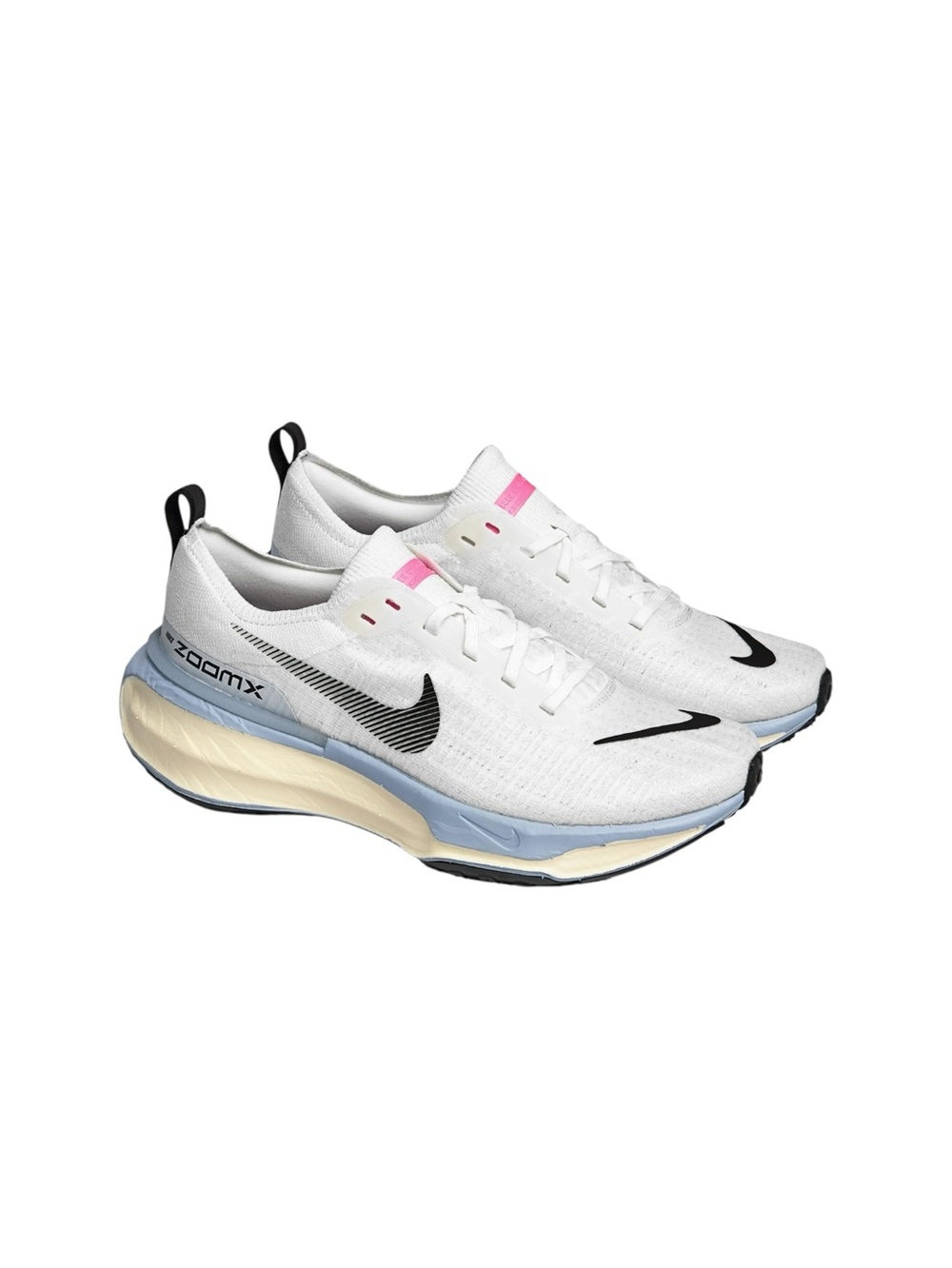 Nike ZoomX Invincible Flyknit 3 Running Shoes. White, Black, Colbalt Size 12 - Picture 3 of 12